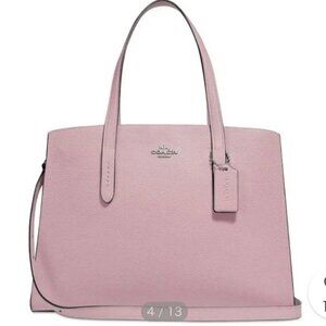 Euc Coach Charlie Pink Leather 2 Way Shoulder Bag Purse